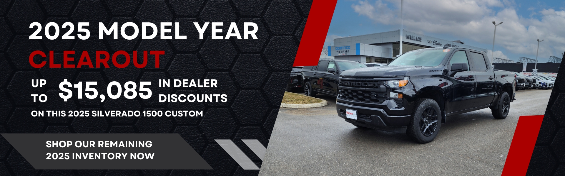 Wallace Chevrolet 2025 Clearout